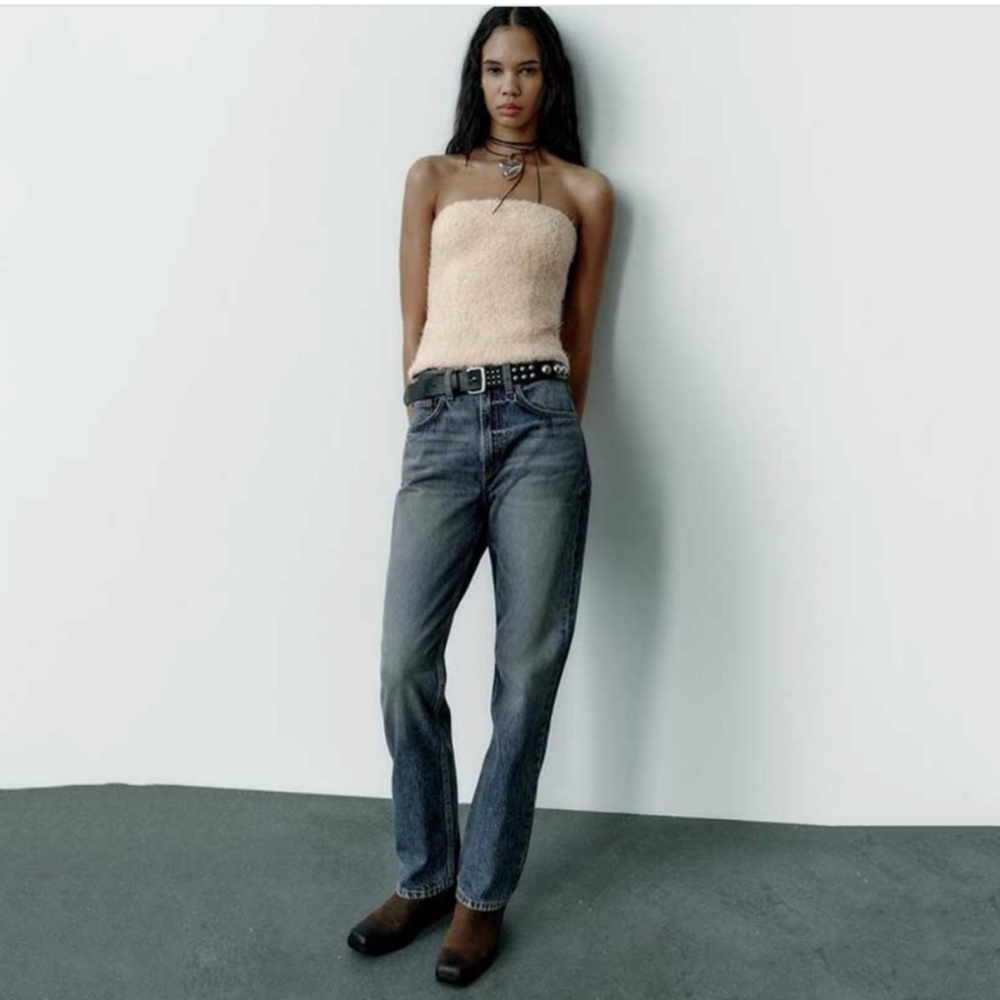ZARA Sherpa tube top